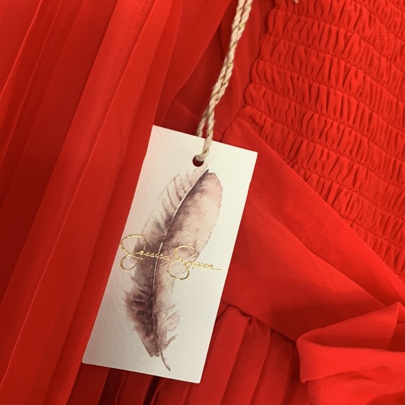 Jessica Simpson Red Long Sleeve Mini Dress Size XS - Picture 6 of 8